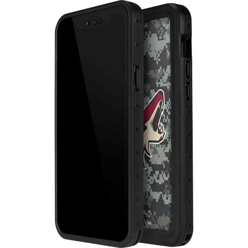 NHL Arizona Coyotes Camo iPhone 14 Pro Waterproof Case