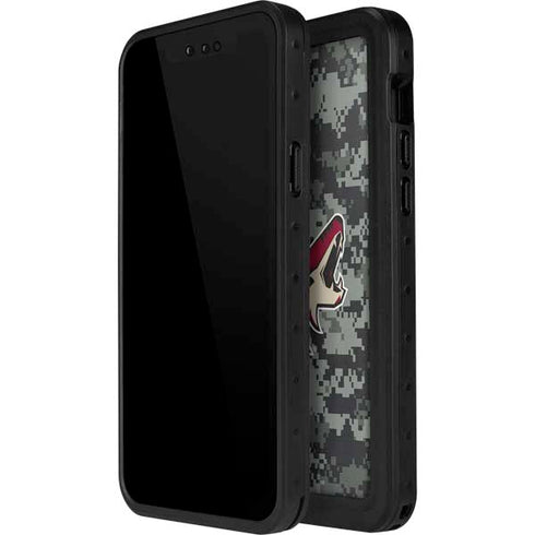 NHL Arizona Coyotes Camo iPhone 15 Waterproof Case