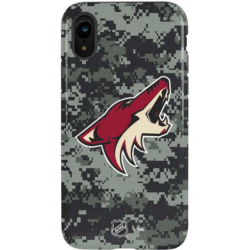 NHL Arizona Coyotes Camo iPhone XR Pro Case