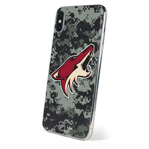 NHL Arizona Coyotes Camo iPhone XS Max Skin