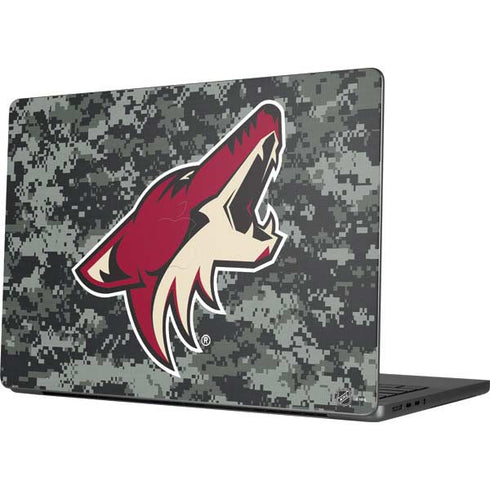 NHL Arizona Coyotes Camo MacBook Pro 14in (2021-24) Skin