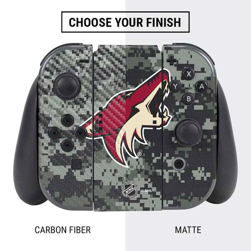 NHL Arizona Coyotes Camo Nintendo Switch Bundle Skin
