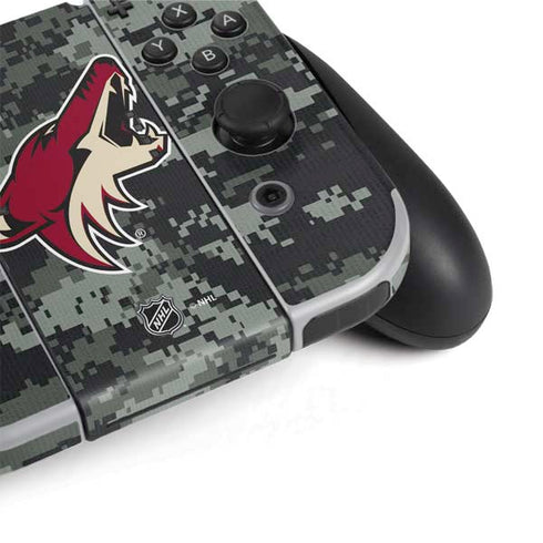 NHL Arizona Coyotes Camo Nintendo Switch OLED (2021) Skin