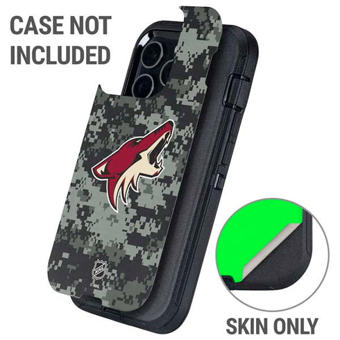 NHL Arizona Coyotes Camo Otterbox Defender iPhone Skin