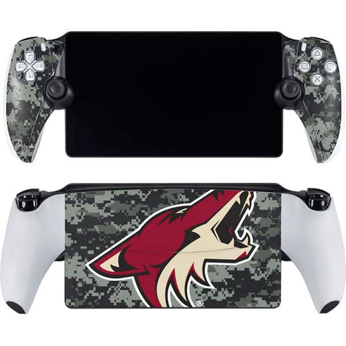 NHL Arizona Coyotes Camo PlayStation Portal Remote Player Skin
