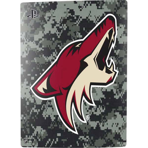 NHL Arizona Coyotes Camo PS5 Console Skin