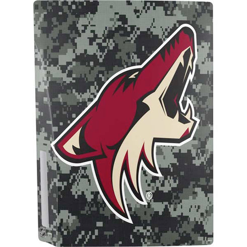 NHL Arizona Coyotes Camo PS5 Console Skin