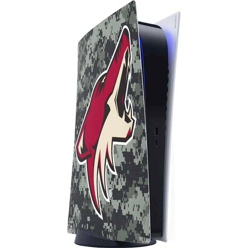 NHL Arizona Coyotes Camo PS5 Digital Edition Console Skin
