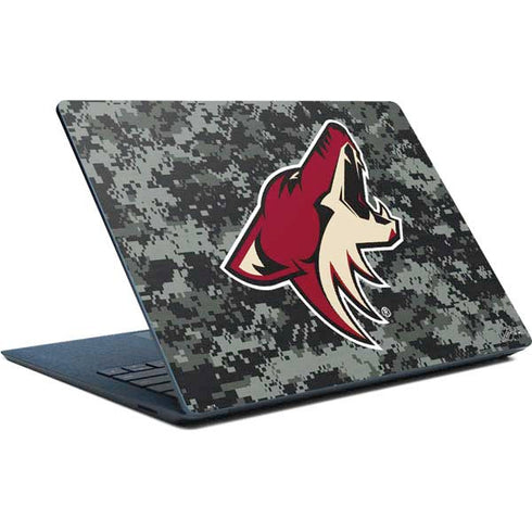 NHL Arizona Coyotes Camo Surface Laptop Skin