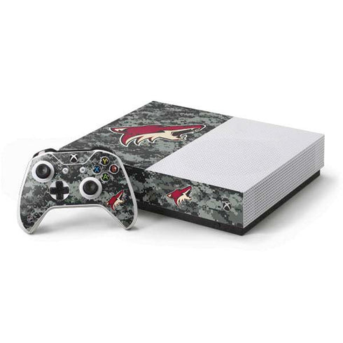 NHL Arizona Coyotes Camo Xbox One S All-Digital Edition Bundle Skin