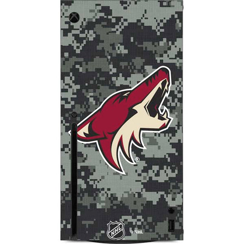 NHL Arizona Coyotes Camo Xbox Series X Console Skin