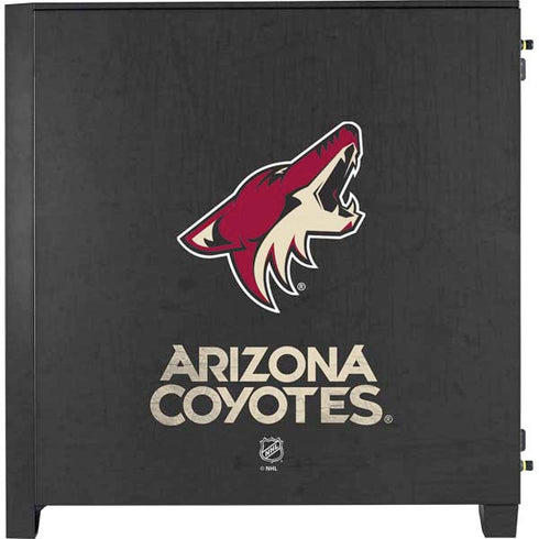 NHL Arizona Coyotes Distressed Corsair 4000D Tempered Glass Mid-Tower ATX Case Skin