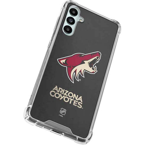 NHL Arizona Coyotes Distressed Galaxy A15 5G Clear Case