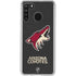 NHL Arizona Coyotes Distressed Galaxy A21 Clear Case