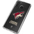 NHL Arizona Coyotes Distressed Galaxy A21 Clear Case