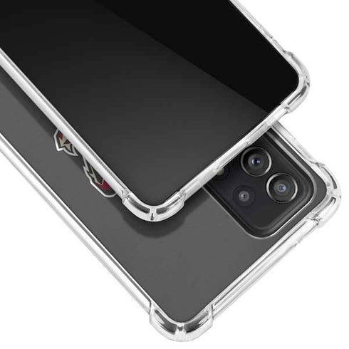 NHL Arizona Coyotes Distressed Galaxy A52 5G Clear Case