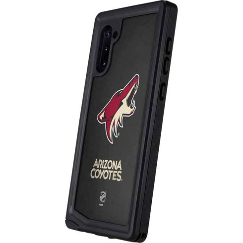 NHL Arizona Coyotes Distressed Galaxy Note 10 Waterproof Case