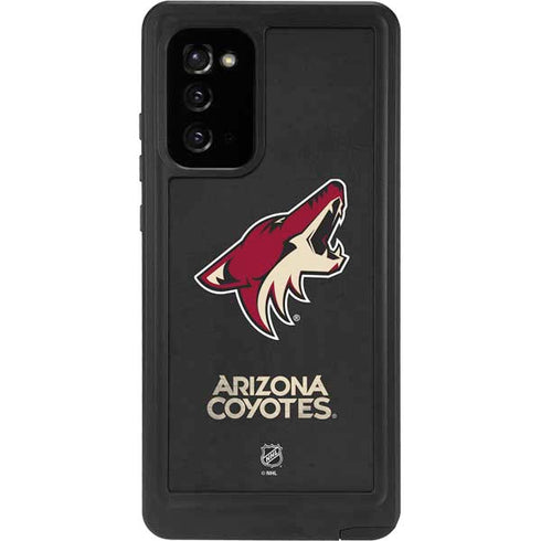 NHL Arizona Coyotes Distressed Galaxy Note20 5G Waterproof Case
