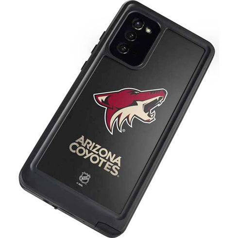 NHL Arizona Coyotes Distressed Galaxy Note20 5G Waterproof Case