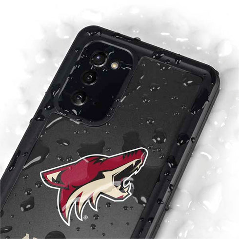 NHL Arizona Coyotes Distressed Galaxy Note20 5G Waterproof Case