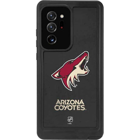 NHL Arizona Coyotes Distressed Galaxy Note20 Ultra 5G Waterproof Case