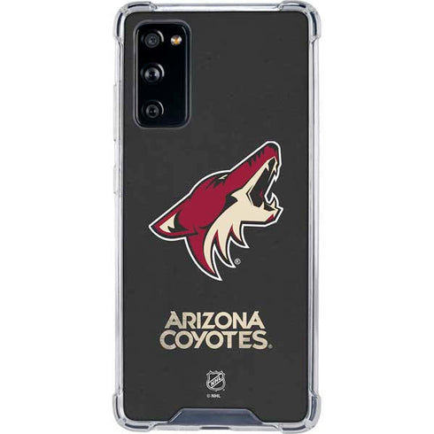 NHL Arizona Coyotes Distressed Galaxy S20 FE Clear Case