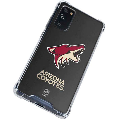 NHL Arizona Coyotes Distressed Galaxy S20 FE Clear Case