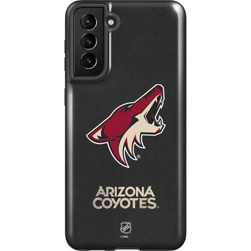NHL Arizona Coyotes Distressed Galaxy S21 FE Pro Case