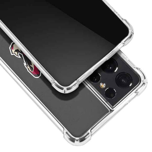 NHL Arizona Coyotes Distressed Galaxy S21 Ultra 5G Clear Case