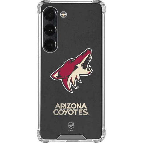 NHL Arizona Coyotes Distressed Galaxy S23 Clear Case