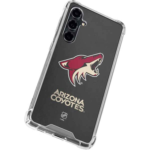 NHL Arizona Coyotes Distressed Galaxy S23 FE Clear Case