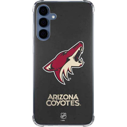 NHL Arizona Coyotes Distressed Galaxy S24 Clear Case
