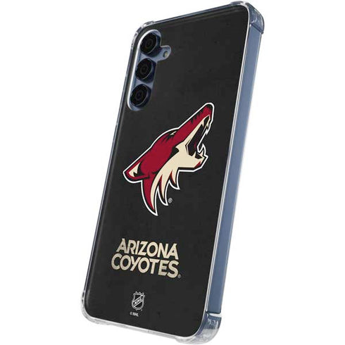 NHL Arizona Coyotes Distressed Galaxy S24 Clear Case