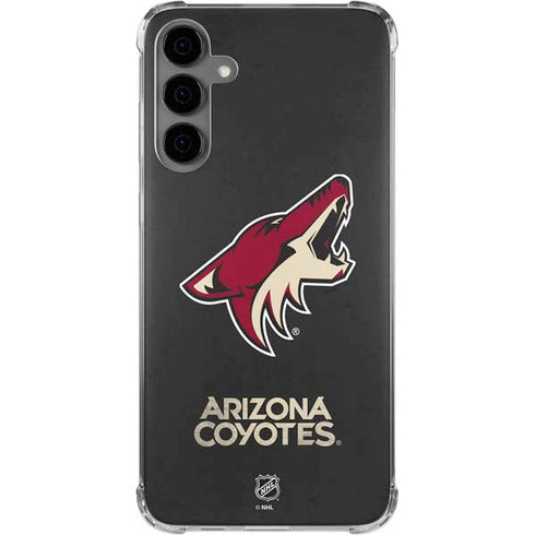 NHL Arizona Coyotes Distressed Galaxy S24 Plus Clear Case
