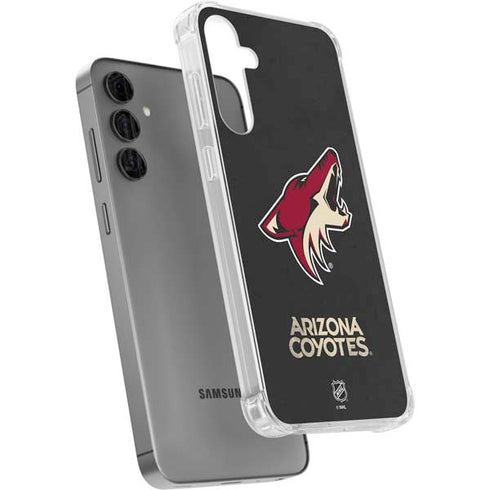NHL Arizona Coyotes Distressed Galaxy S24 Plus Clear Case