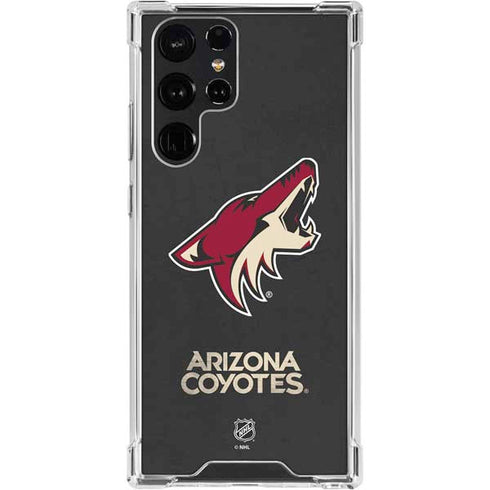 NHL Arizona Coyotes Distressed Galaxy S24 Ultra Clear Case