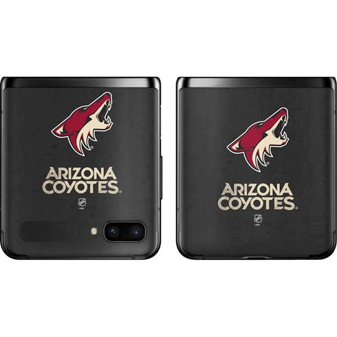 NHL Arizona Coyotes Distressed Galaxy Z Flip Skin