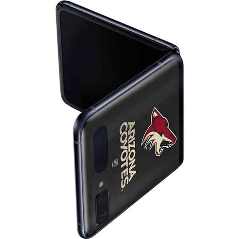 NHL Arizona Coyotes Distressed Galaxy Z Flip Skin