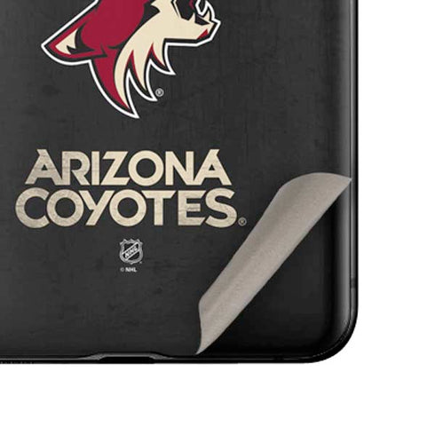 NHL Arizona Coyotes Distressed Galaxy Z Flip Skin