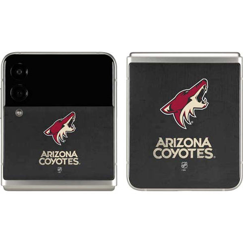 NHL Arizona Coyotes Distressed Galaxy Z Flip3 5G Skin