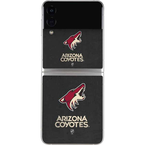 NHL Arizona Coyotes Distressed Galaxy Z Flip3 5G Skin