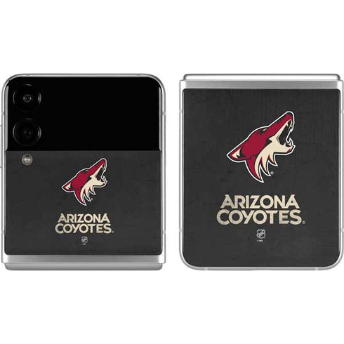 NHL Arizona Coyotes Distressed Galaxy Z Flip4 5G Skin