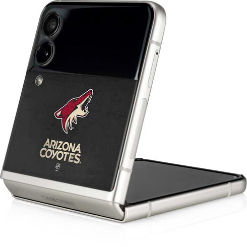 NHL Arizona Coyotes Distressed Galaxy Z Flip4 5G Skin