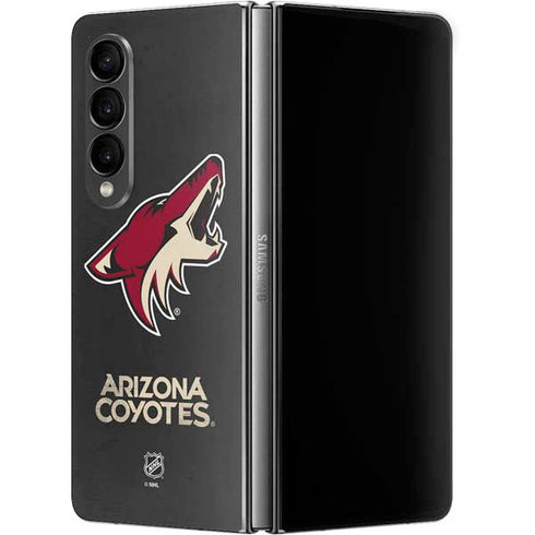 NHL Arizona Coyotes Distressed Galaxy Z Fold4 5G Skin