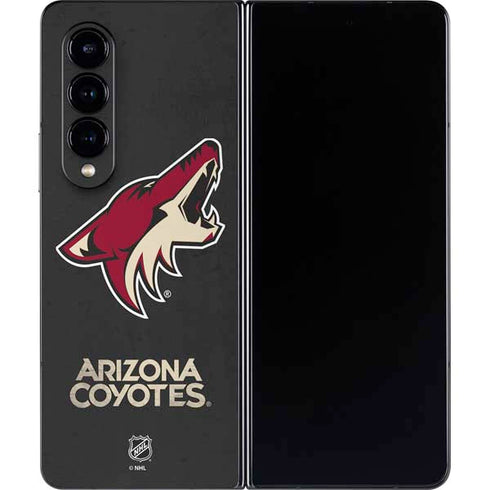 NHL Arizona Coyotes Distressed Galaxy Z Fold4 5G Skin