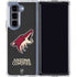 NHL Arizona Coyotes Distressed Galaxy Z Fold5 5G Clear Case