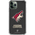 NHL Arizona Coyotes Distressed iPhone 11 Pro Max Clear Case