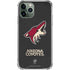 NHL Arizona Coyotes Distressed iPhone 12 Pro Max Clear Case