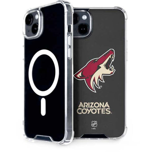 NHL Arizona Coyotes Distressed iPhone 15 Plus MagSafe Case