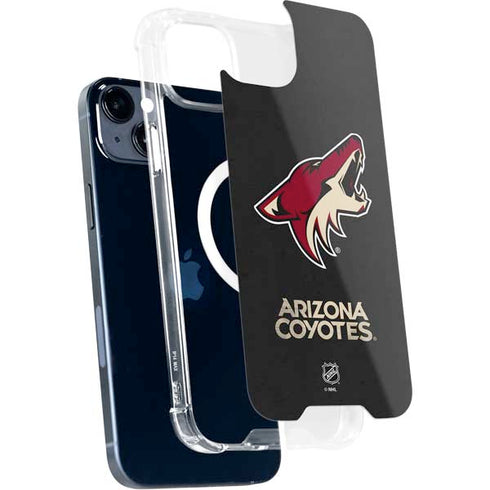 NHL Arizona Coyotes Distressed iPhone 15 Plus MagSafe Case